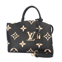 ルイヴィトン プティパレPM ショルダーバッグ バイカラーモノグラム M58913 ブラック レディース LOUIS VUITTON 中古_画像1