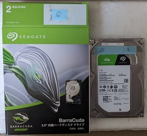 SEAGATE ST1000DM010-2EP102 3.5インチ SATA 1TB②使用63時間