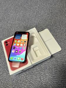 【未使用品】 iPhone11 256GB SIMフリー プロダクトレッド 新品未使用 元箱付き