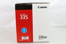 未使用 Canon レーザーカートリッジ 335 シアン CRG-335CYN キャノン 24035704_画像4