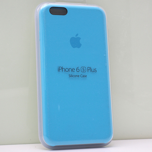 Apple iPhone 6s Plus, iPhone 6 Plus для Apple оригинальный силиконовый чехол синий blue Blue оригинальный кейс есть перевод не использовался iPhone6sPlus кейс 