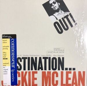 美盤 180g Jackie McLean - Destination... Out! / Blue Note / B1 7243 8 32087 1 5 / 1995年 / US / Post Bop / シュリンク