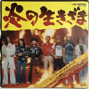 見本盤/7inch Lynyrd Skynyrd - You Got That Right / 炎の生きざま / VIM-1345 / 1978年 / JPN / Southern Rockの画像1