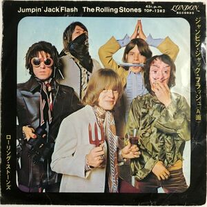 国内盤/7inch The Rolling Stones - Jumpin' Jack Flash / TOP-1282 / 1968年