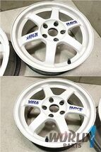 ★希少★ RAYS VOLK Racing TE37 16インチ アルミホイール 2本セット 7J 114.3 5H +23 ハブ径72ｍｍ レイズ ボルクレーシング 旧車 当時物_画像2