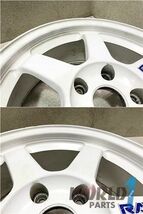 ★希少★ RAYS VOLK Racing TE37 16インチ アルミホイール 2本セット 7J 114.3 5H +23 ハブ径72ｍｍ レイズ ボルクレーシング 旧車 当時物_画像4