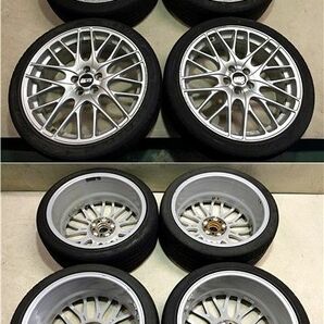 BBS GERMANY CS 18インチホイール 4本セット 7.5J +48mm PCD100 5穴 ZVW30 プリウスで使用 ZN6 ZN8 86 ZC6 ZD8 ドイツ製 ジャーマニーの画像2