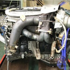 ★実動 動画あり★ JZS147 アリスト 2JZ-GTE エンジン本体 HKS GT-PRO 3037-56Tタービン仕様 SARDインジェクター VVT-i無し JZA80 スープラの画像5