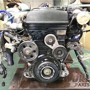 ★実動 動画あり★ JZS147 アリスト 2JZ-GTE エンジン本体 HKS GT-PRO 3037-56Tタービン仕様 SARDインジェクター VVT-i無し JZA80 スープラの画像2