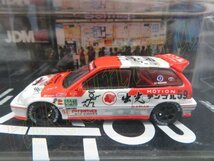 即決◆未開封◆ 1/64 INNOイノモデルMODELS 大阪JDM ホンダHonda シビックCIVIC EF9 出光IDEMITSUモーションMotion TempleテンプルRacing_画像4