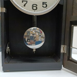 現状品 AICHI TOKEI 愛知時計 振り子時計 柱時計 掛け時計 60日 昭和レトロの画像6