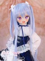 【AK*doll】DDH-01 カスタムヘッド 開口 SW セミホワイト レジンアイ付き_画像3