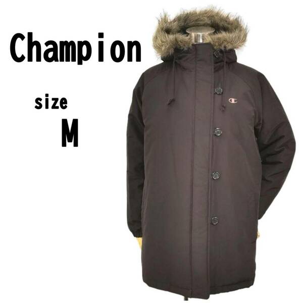 【M】Champion チャンピオン レディース 中綿 ファー付き コート