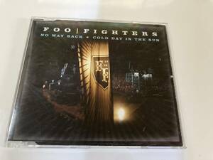 CD「Foo Fighters　No Way Back / Cold Day in the Sun」フー・ファイターズ