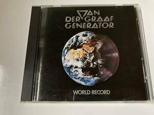 CD 見本盤「バン・ダー・グラフ・ジェネレーター / ワールド・レコード」VAN DER GRAFF GENERATOR WORLD RECORD