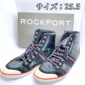 Hawkins Sport ホーキンススポーツ メンズブーツ 25.5cm ハイカットスニーカー ブラック ホーキンス