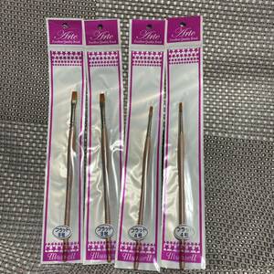  Flat writing brush flat writing brush 4 number 8 number 4 pcs set tolepainting paintbrush 