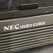 S717【通電確認済み】NEC カラーテレビ C-14N19型 1983年製 当時物 昭和レトロ アンティーク コレクション 長期保管品 現状品_画像2