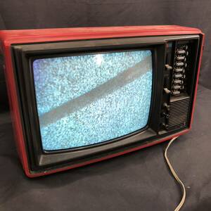 S733[ electrification has confirmed ]NEC color tv C-14T12E type 1977 year made that time thing Showa Retro antique collection interior long-term keeping goods present condition goods 