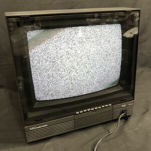 S717[ electrification has confirmed ]NEC color tv C-14N19 type 1983 year made that time thing Showa Retro antique collection long-term keeping goods present condition goods 