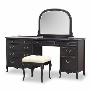 TOKAI KAGU/ Tokai furniture industry MilanaD mirror naD dresser desk 160 3 point set ( desk 160* mirror * stool ) Manufacturers direct delivery commodity installation included 