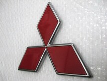 ★希少 三菱マーク MITSUBISHI ミツビシ スリーダイヤ 赤 101×116 デリカ? トラック? ワゴン? 新品 ロゴ 車種不明 エンブレム 1点 旧車6_画像4