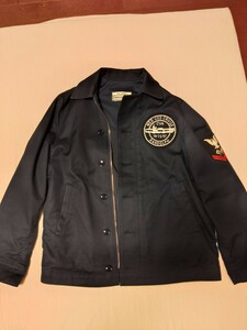 イレギュラー品　THE REAL McCOY'S U.S.NAVY UTILITY JACKET 'USS RANDOLPH' リアルマッコイズ ユーティリティジャケット 38 