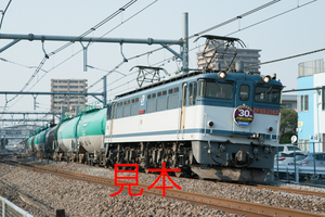 鉄道写真データ（JPEG）、00803368、EF65-2067＋貨物（JR貨物30周年ヘッドマーク）、JR高崎線、宮原〜大宮、2017.03.30、（7160×4779）