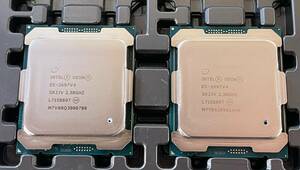 2個セット 同一ロット Intel Xeon E5-2697V4 SR2JV 18Core 2.3GHz 45MB 145W CPU