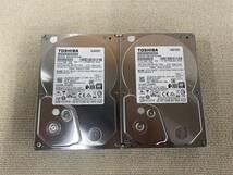 ２個セット Toshiba 2TB 7.2K SATA 6G 2.5インチ HDD _画像1