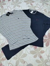 ◆新品タグ付き◆POLO 2トップパジャマ　メンズパジャマ　Mサイズ◆長袖パジャマ　半袖パジャマ　ポロ　春夏物 ルームウェア_画像1