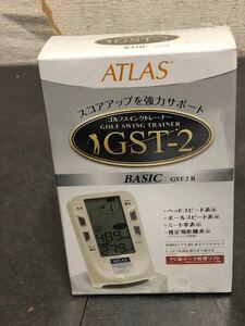 新品未開封 ATLAS/アトラス GST-2 B ゴルフスイングトレーナー ヘッドスピード 推定飛距離 測定器 スポーツ レジャー ユピテル