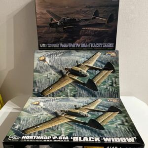 1円〜【未組立】Great Wall Hobby 1/48 P-61A Black Widow L4802 プラモデル他