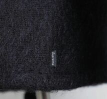 希少 15AW Supreme Heather Mohair Cardigan Black Medium シュプリーム モヘア ニット カーディガン 黒 b7774_画像4