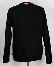 希少 15AW Supreme Heather Mohair Cardigan Black Medium シュプリーム モヘア ニット カーディガン 黒 b7774_画像8