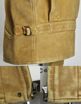 LVC LEVI'S VINTAGE CLOTHING リーバイス menlo leather jacket レザー ジャケット S b7875_画像5