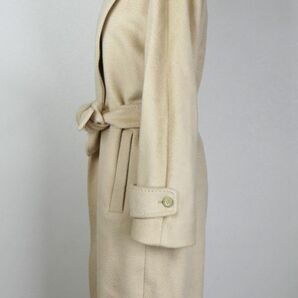 MaxMara マックスマーラ キャメルヘアー ベルテッド コート 38 CAMEL HAIR BELTED COAT b7853の画像3