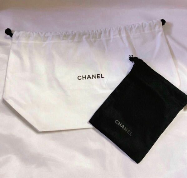 CHANEL シャネル ノベルティ 巾着 小物入れ袋　2点