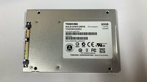 送料無料★TOSHIBA THNSNB030GBSJ 2.5インチ SSD 30GB SATA 内蔵SSD ★中古動作品