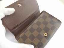 ヴィトン 財布 ■ N61736 CA0025 ダミエ トレゾール ウォレット メンズ レディース Louis Vuitton □4I6C_画像3