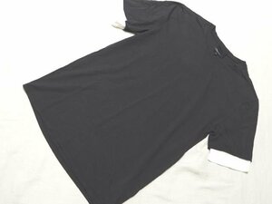 ※送料無料 A91 美品 3.1PhillipLim 3.1フィリップリム レイヤード 半袖 Tシャツ ◇ M カットソー チャコールグレー系 メンズ ▼ フト0/6C