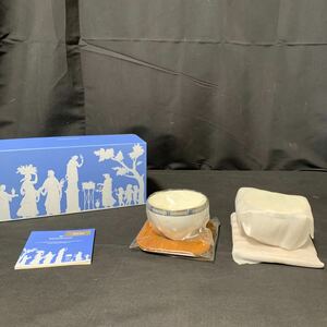 未使用品 WEDGWOOD SAMURAI BONECHINA ウェッジウッド サムライブルー ジャパニーズ カップ&ソーサー 2客 セット 湯呑 