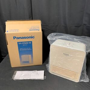 未使用品 Panasonic セラミックファンヒーター DS-FP600 -W ホワイト パナソニック 暖房器具 の画像1