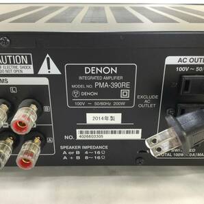 【20】DENON デノン PMA-390RE 2014年製アンプ オーディオ 通電確認のみの画像6