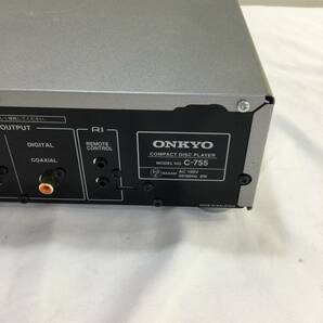 【6】ONKYO オンキョー CDプレーヤー C-755 2017年製 中古の画像7