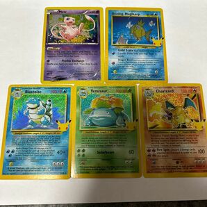 ポケモンカードバトルカーニバル2013ミュウ ひかるコイキング25th カメックス25th フシギバナ25th リザードン25th