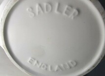 稀少 ヴィンテージ 美品★英国 SADLER キャニスター 陶器(磁器) フルーツ柄 保存容器 小物入 ティーキャニスター 茶葉入★花瓶 一輪挿_画像10