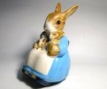  稀少 ヴィンテージ 美品★ROYAL ALBERT ロイヤルアルバート ピーターラビット フィギュリン Mrs Rabbit ＆ Bunnies 1976 フィギュア★_画像1