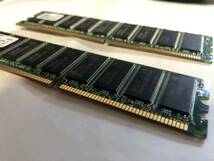 512MB DDR PC2100 CL2.0ECC　PC2100U-20220-B1　SAMSUNG　KOREA 0320　２枚１組_画像2