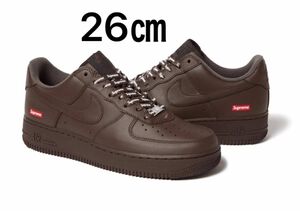 Supreme NIKE エアフォース1 シュプリームナイキ　26cm ブラウン